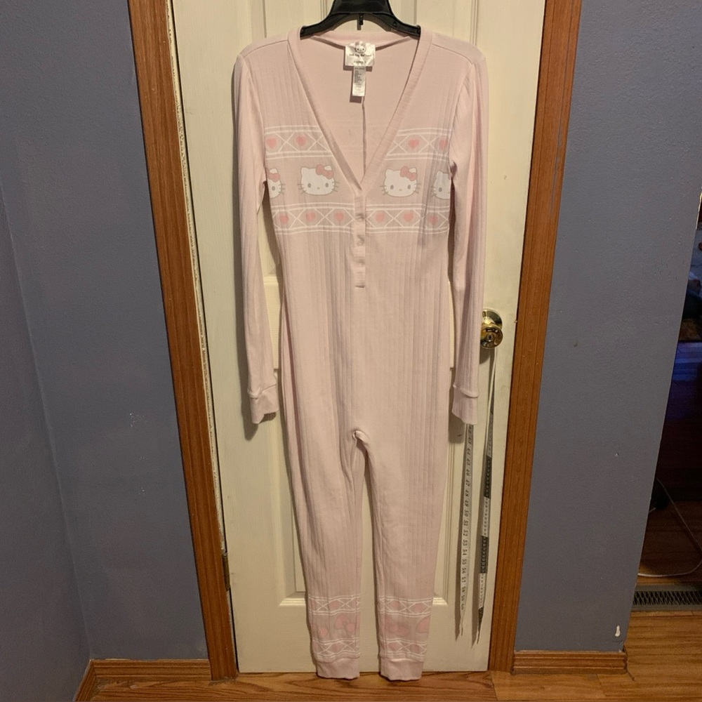 Sanrio Hello Kitty X Forever 21 Pointelle Jumpsuit NWOT